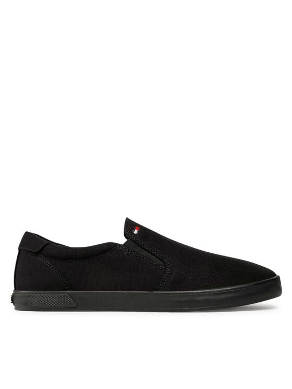 Tommy Hilfiger Tommy Hilfiger Tenis superge Iconic Slip On FM0FM00597 Črna