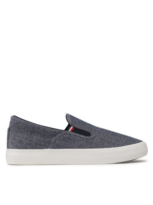 Tommy Hilfiger Tommy Hilfiger Tenis superge Th Hi Vulc Core Low Slip On FM0FM04734 Mornarsko modra