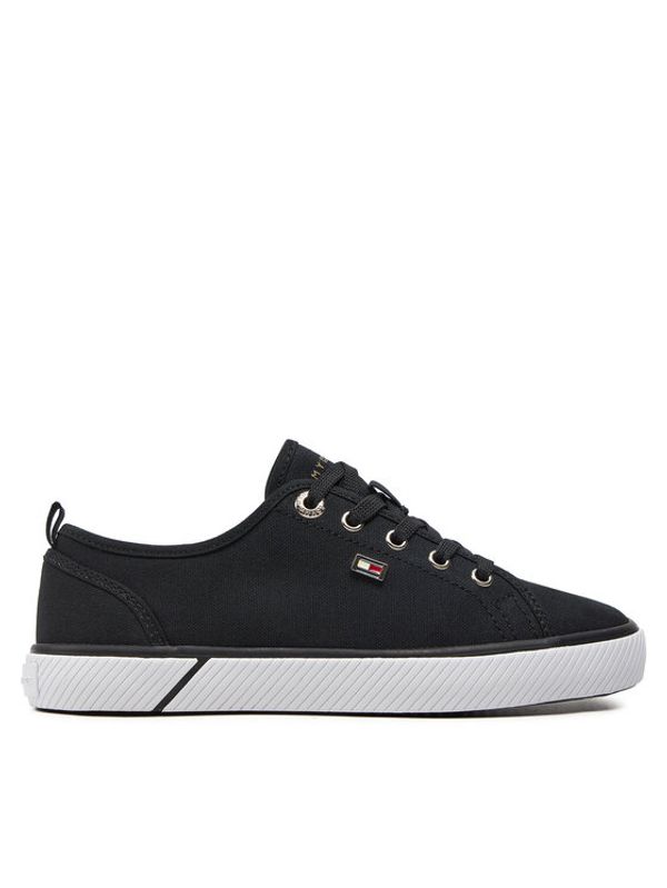 Tommy Hilfiger Tommy Hilfiger Tenis superge Vulc Canvas Sneaker FW0FW08063 Črna