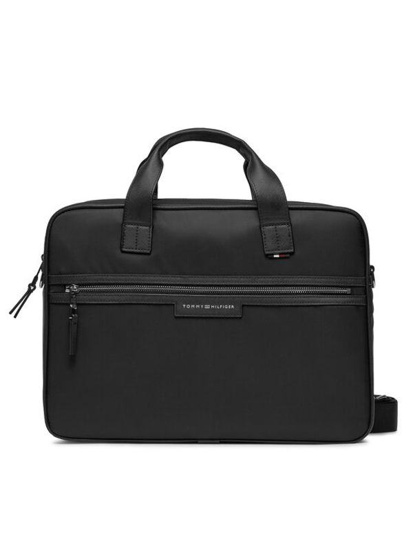 Tommy Hilfiger Tommy Hilfiger Torba za prenosnik Th Urban Repreve Computer Bag AM0AM11836 Črna