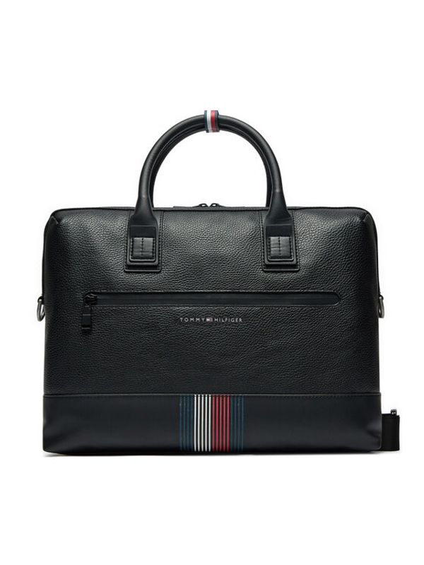 Tommy Hilfiger Tommy Hilfiger Torba za prenosnik Transit Computer Bag AM0AM12481 Črna