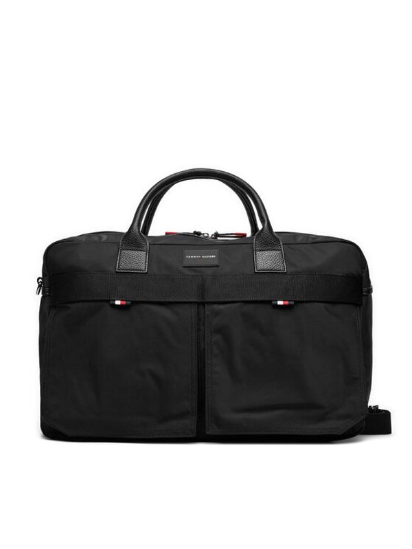 Tommy Hilfiger Tommy Hilfiger Torbica Weekender Duffel Bag AM0AM12471 Črna