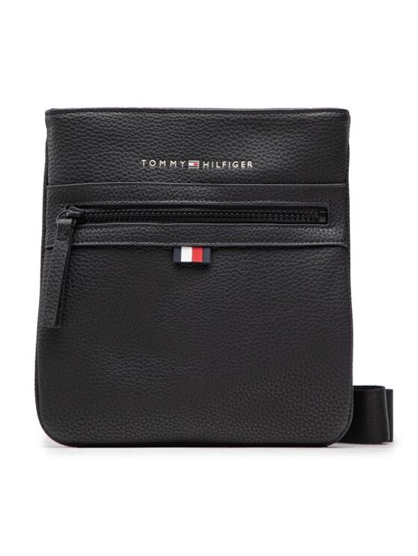 Tommy Hilfiger Tommy Hilfiger Torbica za okrog pasu Essential Pu Mini Crossover AM0AM09505 Črna