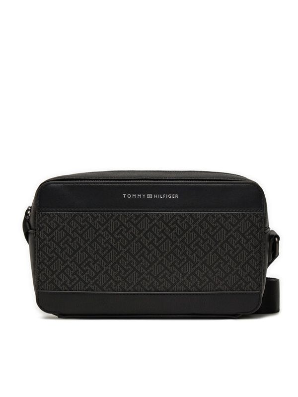 Tommy Hilfiger Tommy Hilfiger Torbica za okrog pasu Monogram AM0AM12701 Črna
