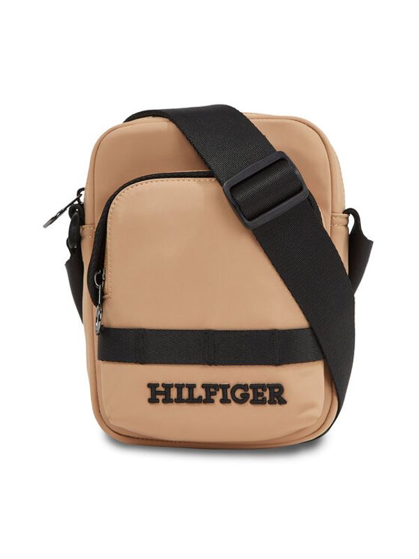 Tommy Hilfiger Tommy Hilfiger Torbica za okrog pasu Th Monotype Mini Reporter AM0AM12204 Bež
