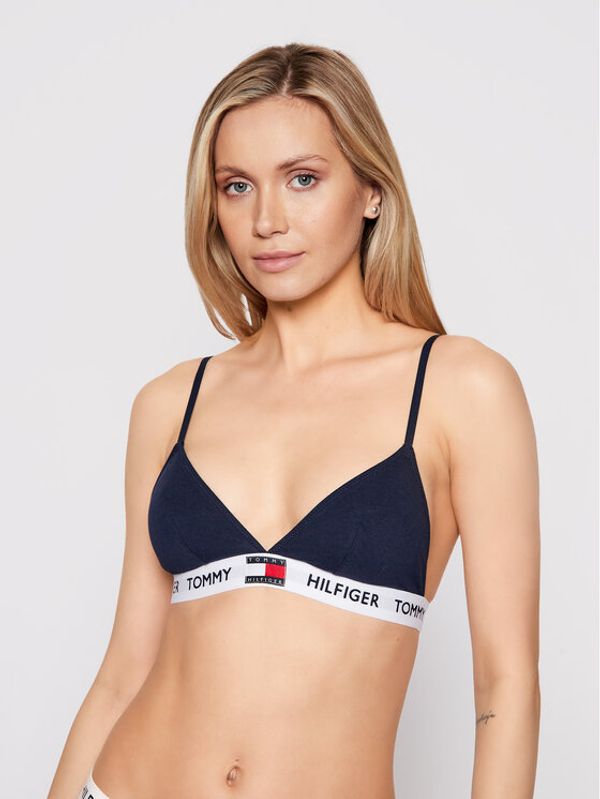 Tommy Hilfiger Tommy Hilfiger Trikotni nedrček UW0UW02243 Mornarsko modra