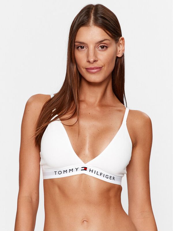 Tommy Hilfiger Tommy Hilfiger Trikotni nedrček UW0UW04144 Bela