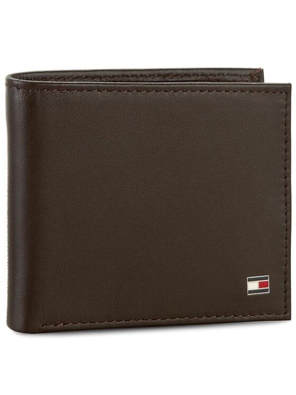 Tommy Hilfiger Tommy Hilfiger Velika moška denarnica Eton Mini Cc Wallet AM0AM00655 Rjava