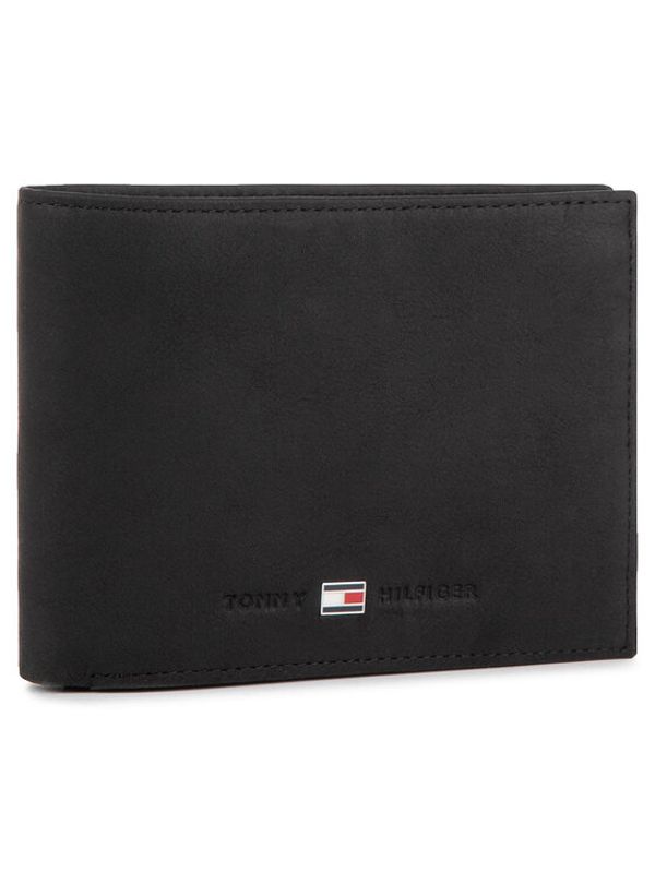 Tommy Hilfiger Tommy Hilfiger Velika moška denarnica Johnson Cc Flap And Coin Pocket AM0AM00660/82566 Črna