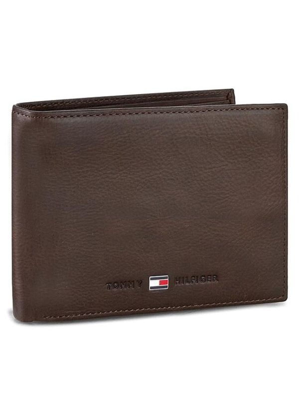 Tommy Hilfiger Tommy Hilfiger Velika moška denarnica Johnson Cc Flap And Coin Pocket AM0AM00660/82566 Rjava