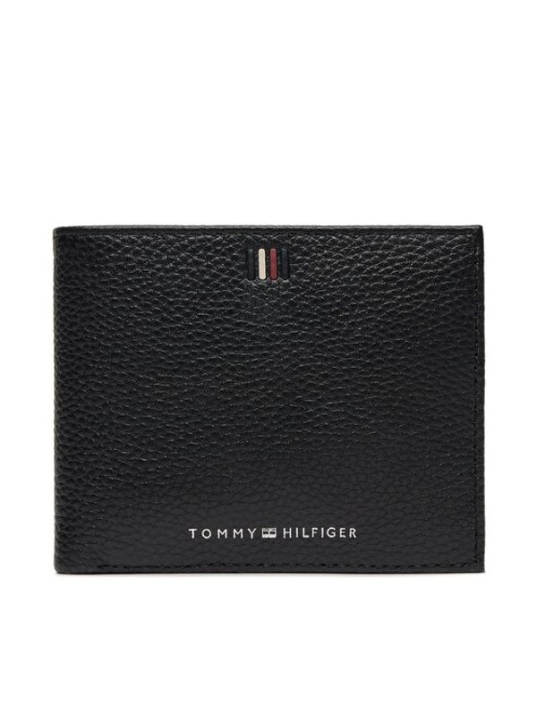 Tommy Hilfiger Tommy Hilfiger Velika moška denarnica Th Central Cc And Coin AM0AM11855 Črna