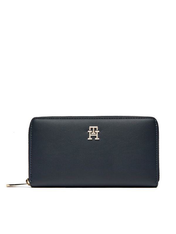 Tommy Hilfiger Tommy Hilfiger Velika ženska denarnica AW0AW16581 Mornarsko modra