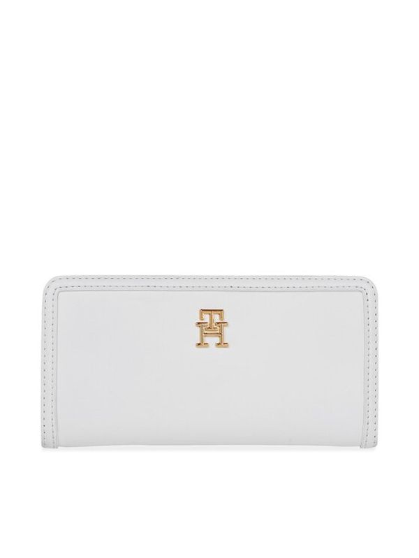 Tommy Hilfiger Tommy Hilfiger Velika ženska denarnica Th Monotype Large Slim Wallet AW0AW16210 Bela