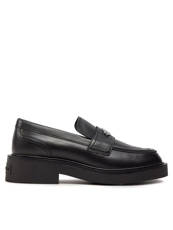 Tommy Jeans Tommy Jeans Čevlji brez vezalk Tjw Flat Loafer EN0EN02557 Črna