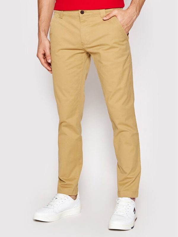 Tommy Jeans Tommy Jeans Chino hlače Scanton DM0DM09595 Bež Slim Fit