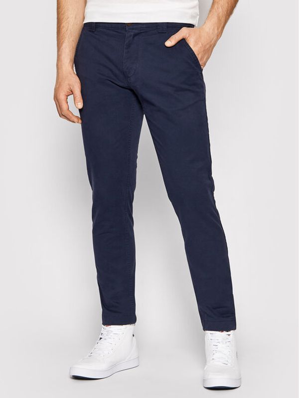 Tommy Jeans Tommy Jeans Chino hlače Tjm Scanton DM0DM09595 Mornarsko modra Slim Fit