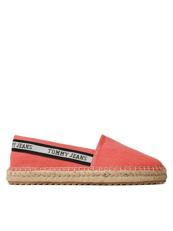 Tommy Jeans Tommy Jeans Espadrile Tjw Flatform Webbing Espadrille EN0EN02362 Koral