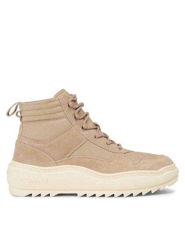 Tommy Jeans Tommy Jeans Gležnjarji Tjm Mix Material Boot EM0EM01245 Khaki