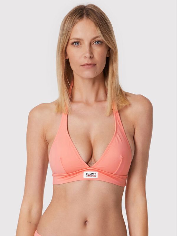 Tommy Jeans Tommy Jeans Gornji del bikini Halter UW0UW03722 Oranžna