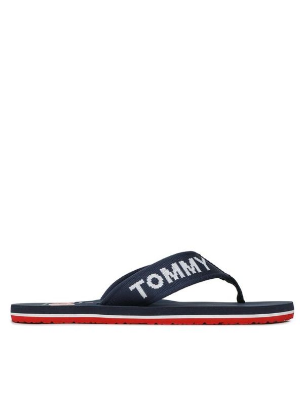 Tommy Jeans Tommy Jeans Japonke Flip Flop Logo Tape EM0EM01147 Mornarsko modra