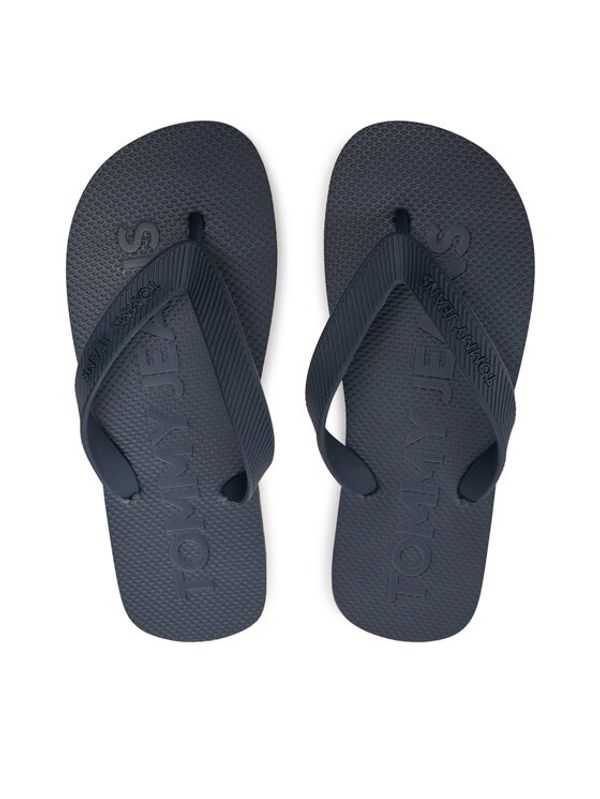 Tommy Jeans Tommy Jeans Japonke Tjw Logo Flip Flop EN0EN02447 Mornarsko modra