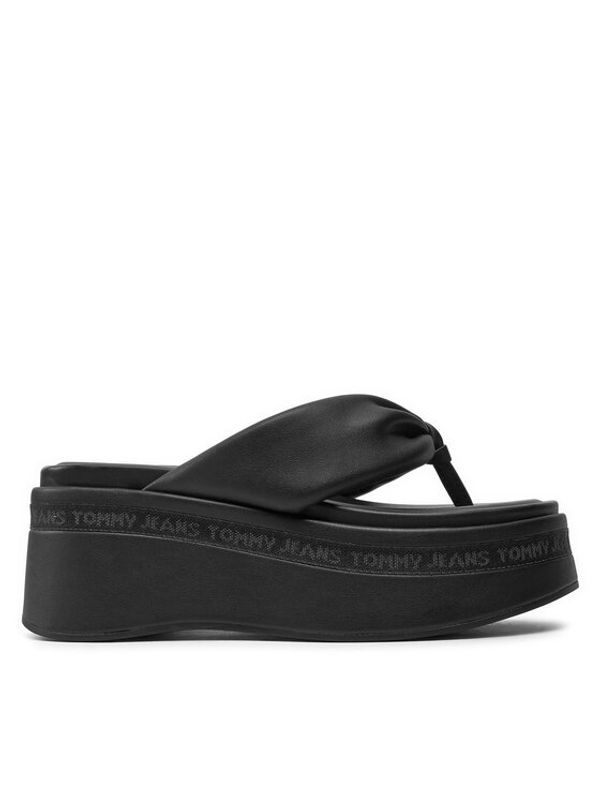 Tommy Jeans Tommy Jeans Japonke Tjw Wedge Sandal EN0EN02457 Črna