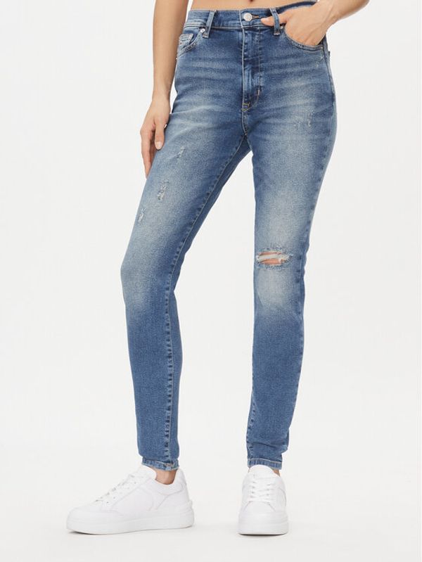 Tommy Jeans Tommy Jeans Jeans hlače Sylvia DW0DW16030 Modra Skinny Fit