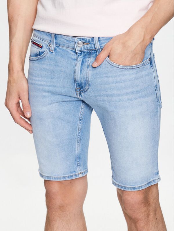 Tommy Jeans Tommy Jeans Jeans kratke hlače Scanton DM0DM16151 Modra Slim Fit