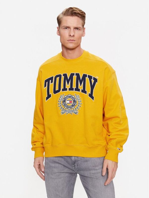 Tommy Jeans Tommy Jeans Jopa College Graphic DM0DM16804 Rumena Boxy Fit