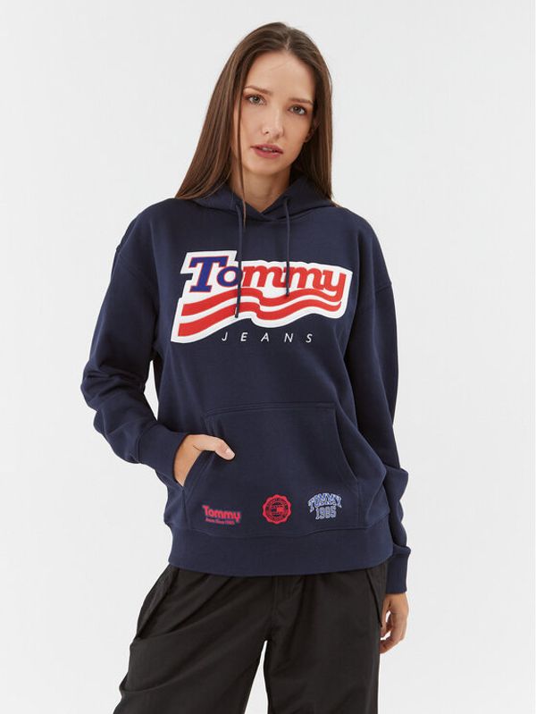 Tommy Jeans Tommy Jeans Jopa DW0DW17689 Mornarsko modra Relaxed Fit