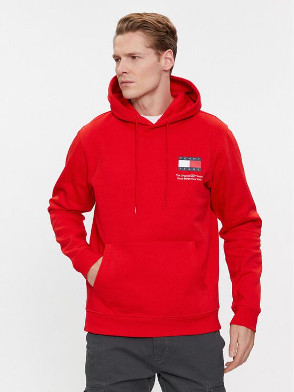 Tommy Jeans Tommy Jeans Jopa Essential Flag DM0DM18418 Rdeča Regular Fit