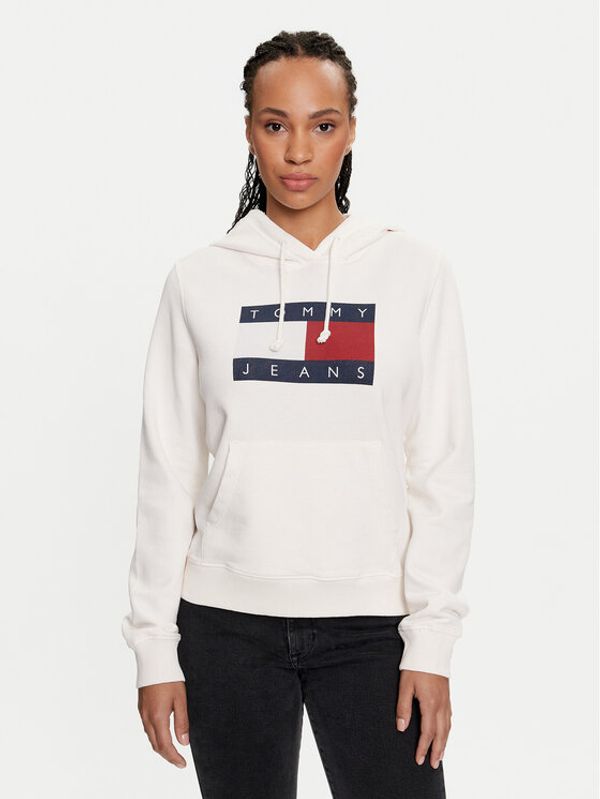 Tommy Jeans Tommy Jeans Jopa Flag DW0DW18654 Bela Regular Fit