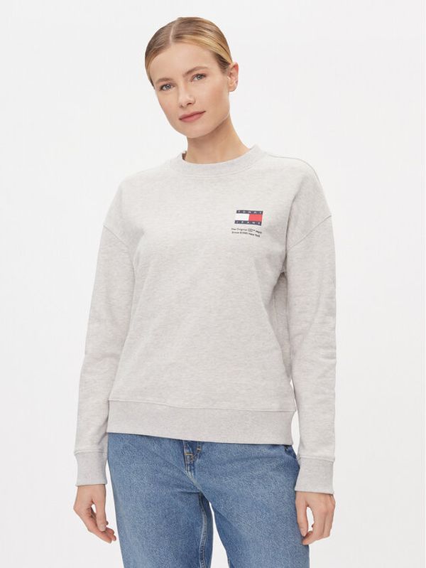 Tommy Jeans Tommy Jeans Jopa Graphic Flag DW0DW17328 Siva Boxy Fit