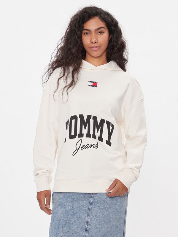 Tommy Jeans Tommy Jeans Jopa New Varsity DW0DW16399 Bela Oversize