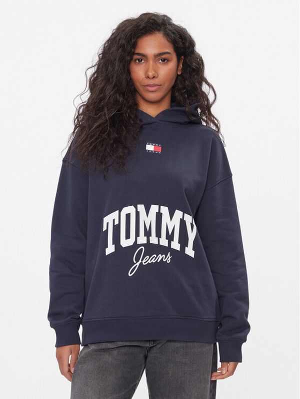 Tommy Jeans Tommy Jeans Jopa New Varsity DW0DW16399 Mornarsko modra Oversize