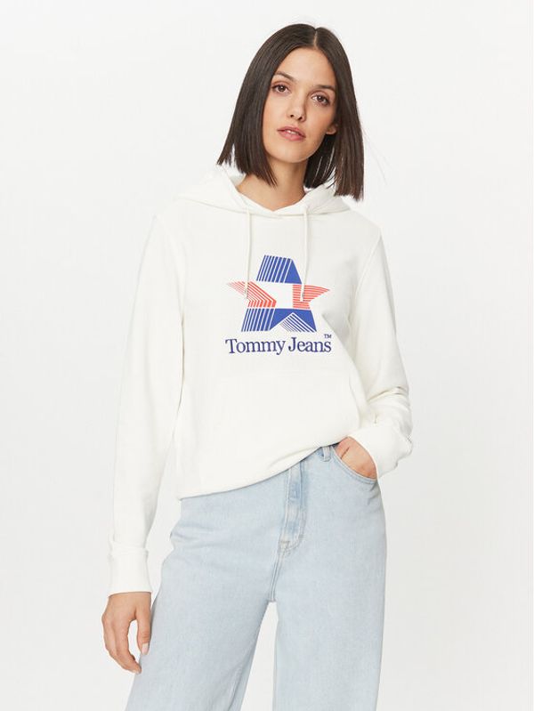 Tommy Jeans Tommy Jeans Jopa Star DW0DW17690 Bela Regular Fit