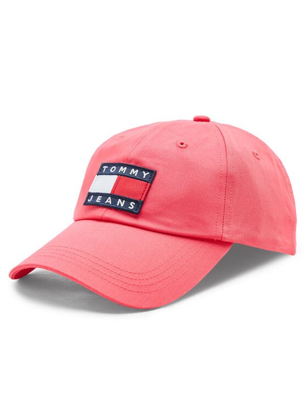 Tommy Jeans Tommy Jeans Kapa s šiltom Heritage AW0AW14601 Roza