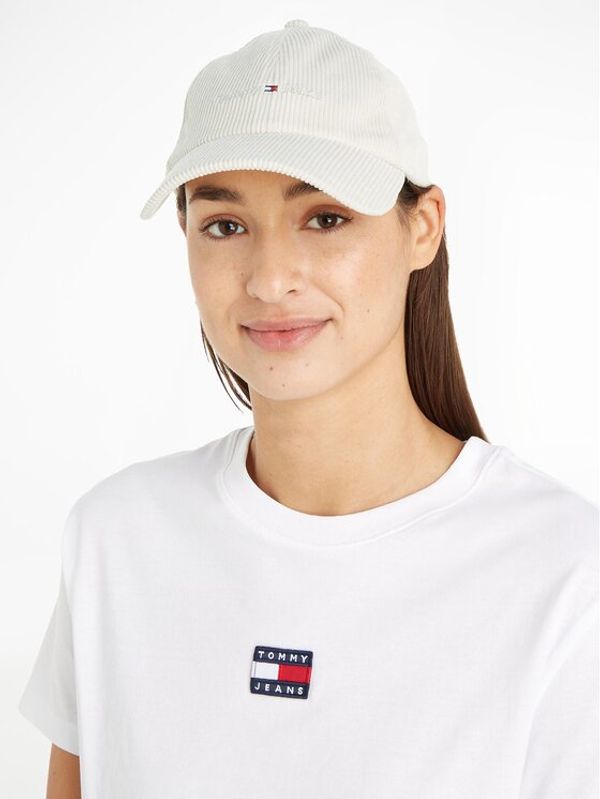 Tommy Jeans Tommy Jeans Kapa s šiltom Im Tju Sport Corduroy Cap AU0AU01807 Écru