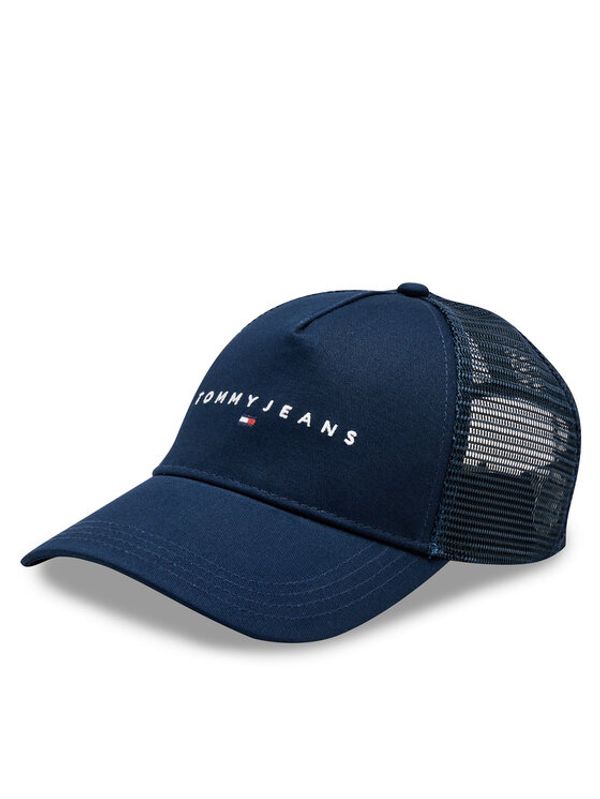 Tommy Jeans Tommy Jeans Kapa s šiltom Tjm Linear Logo Trucker Cap AM0AM12424 Mornarsko modra