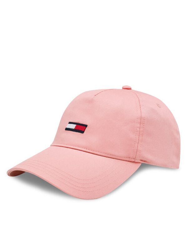 Tommy Jeans Tommy Jeans Kapa s šiltom Tjw Elongated Flag 5 Panels Cap AW0AW15842 Roza