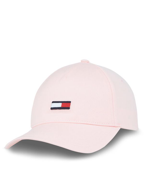 Tommy Jeans Tommy Jeans Kapa s šiltom Tjw Elongated Flag Cap AW0AW15842 Roza