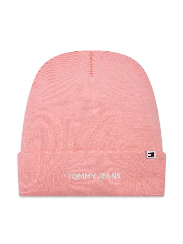 Tommy Jeans Tommy Jeans Kapa Tjw Linear Logo Beanie AW0AW15843 Roza