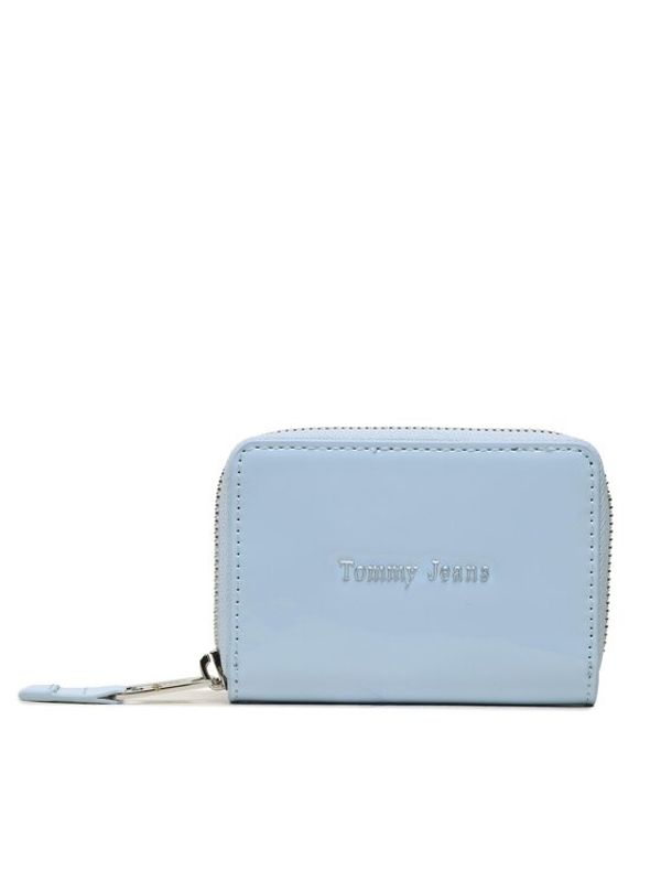 Tommy Jeans Tommy Jeans Majhna ženska denarnica Tjw Must Small Za Patent AW0AW14974 Modra