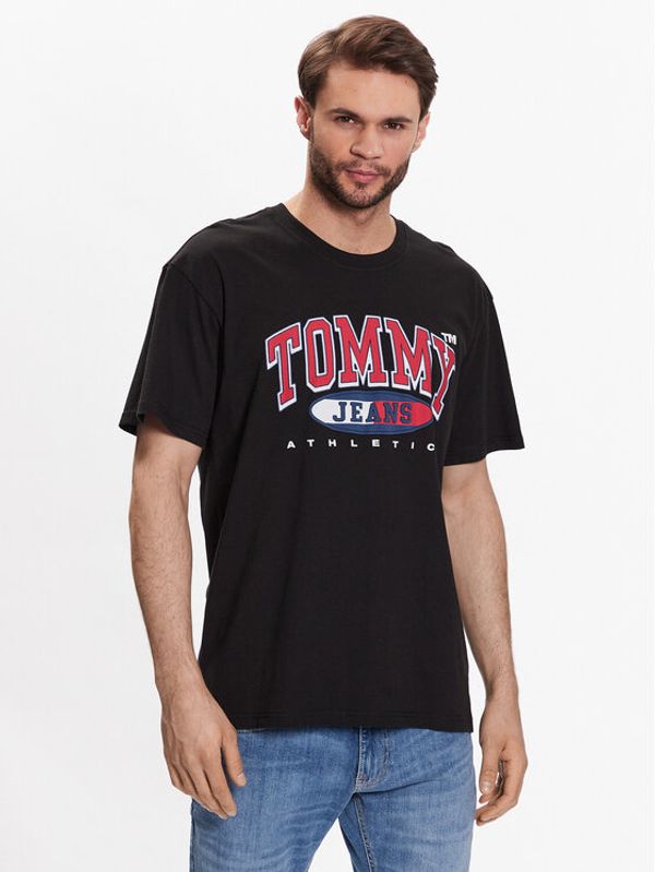 Tommy Jeans Tommy Jeans Majica DM0DM16407 Črna Relaxed Fit