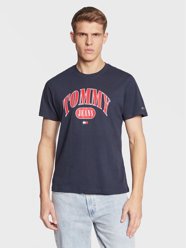 Tommy Jeans Tommy Jeans Majica Entry DM0DM15675 Mornarsko modra Regular Fit