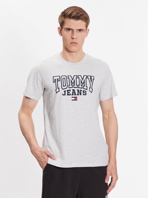 Tommy Jeans Tommy Jeans Majica Entry Graphic DM0DM16831 Siva Regular Fit