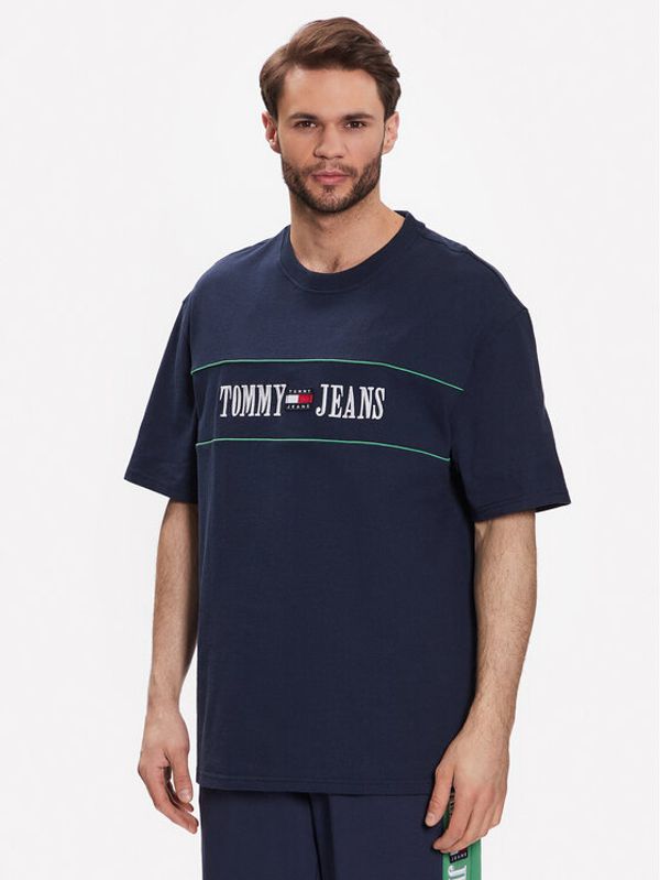 Tommy Jeans Tommy Jeans Majica Skate Archive DM0DM16309 Mornarsko modra Relaxed Fit