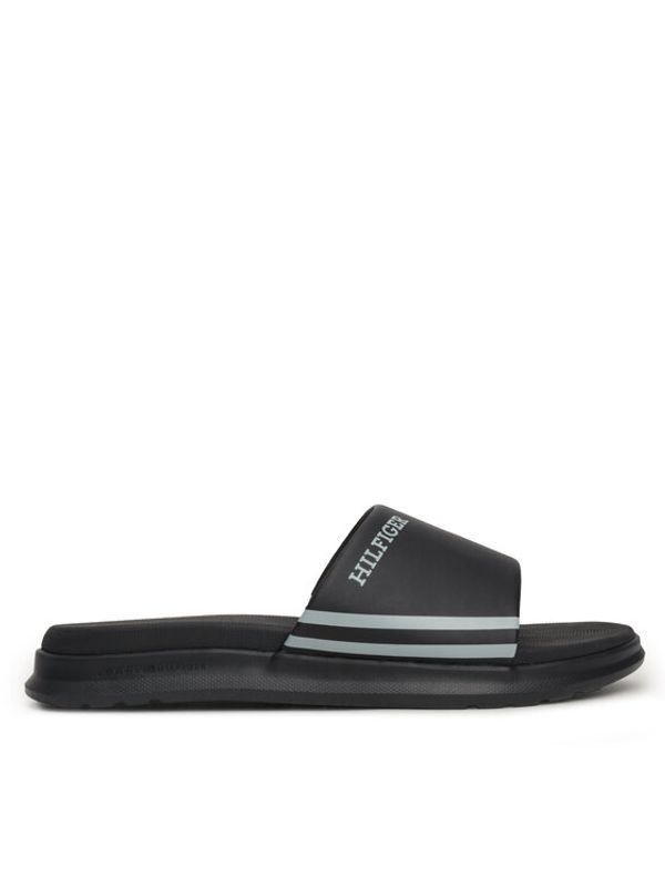 Tommy Jeans Tommy Jeans Natikači Dual Density Hilifger Pool Slide FM0FM05017 Črna