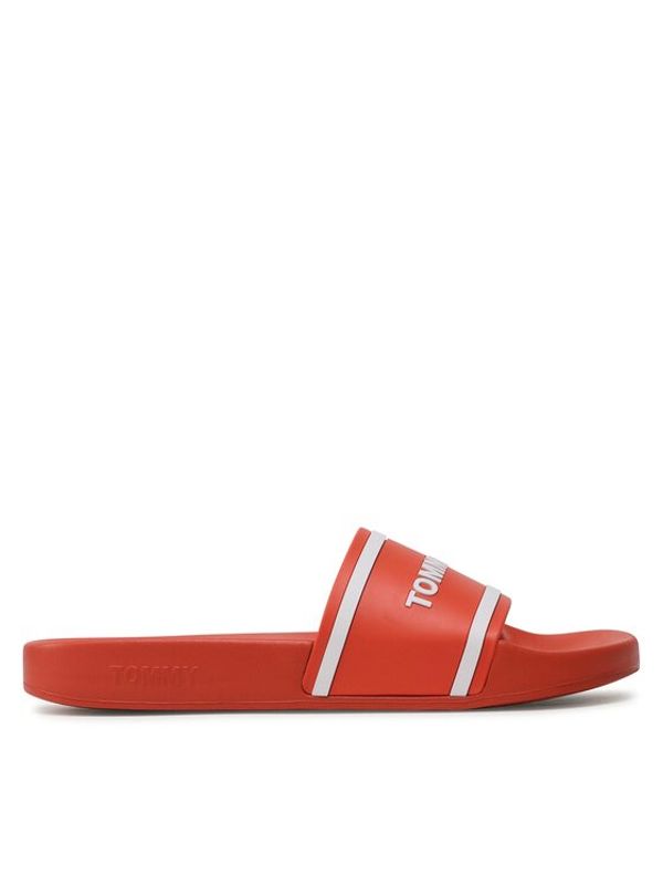 Tommy Jeans Tommy Jeans Natikači Tjm Pool Slide EM0EM01229 Oranžna