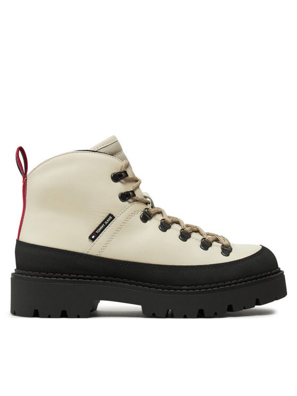 Tommy Jeans Tommy Jeans Pohodni čevlji Tjm Hiking Boot Wl EM0EM01491 Écru